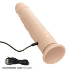 Rechargeable Vibrating and Thrusting Silicone Studs by CalExotics from LoveMart Co.