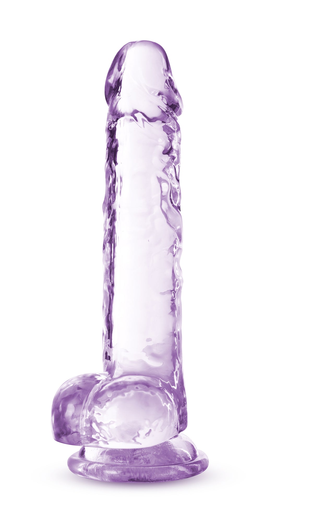 Naturally Yours - 7 Inch Crystalline Dildo - Amethhyst by Blush from LoveMart Co.