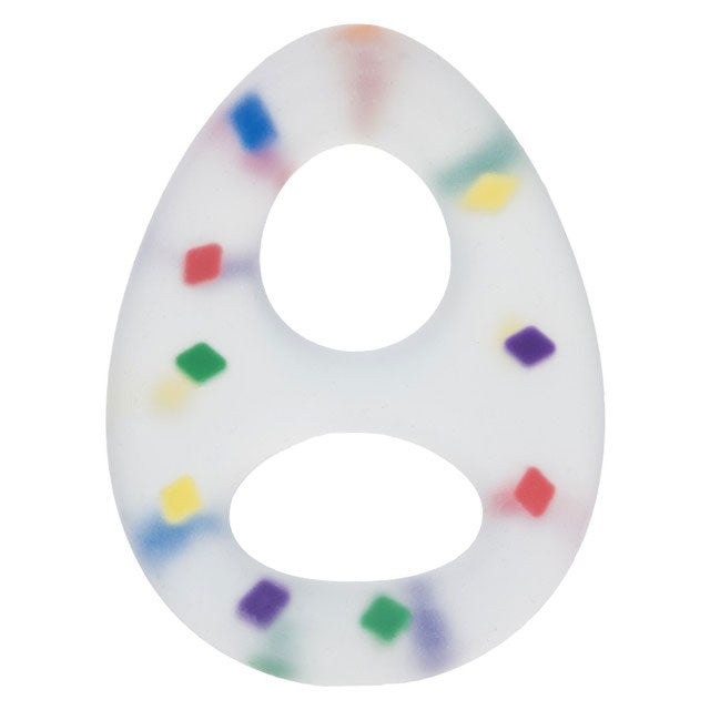 Alpha Liquid Silicone Dual Party Ring by CalExotics from LoveMart Co.