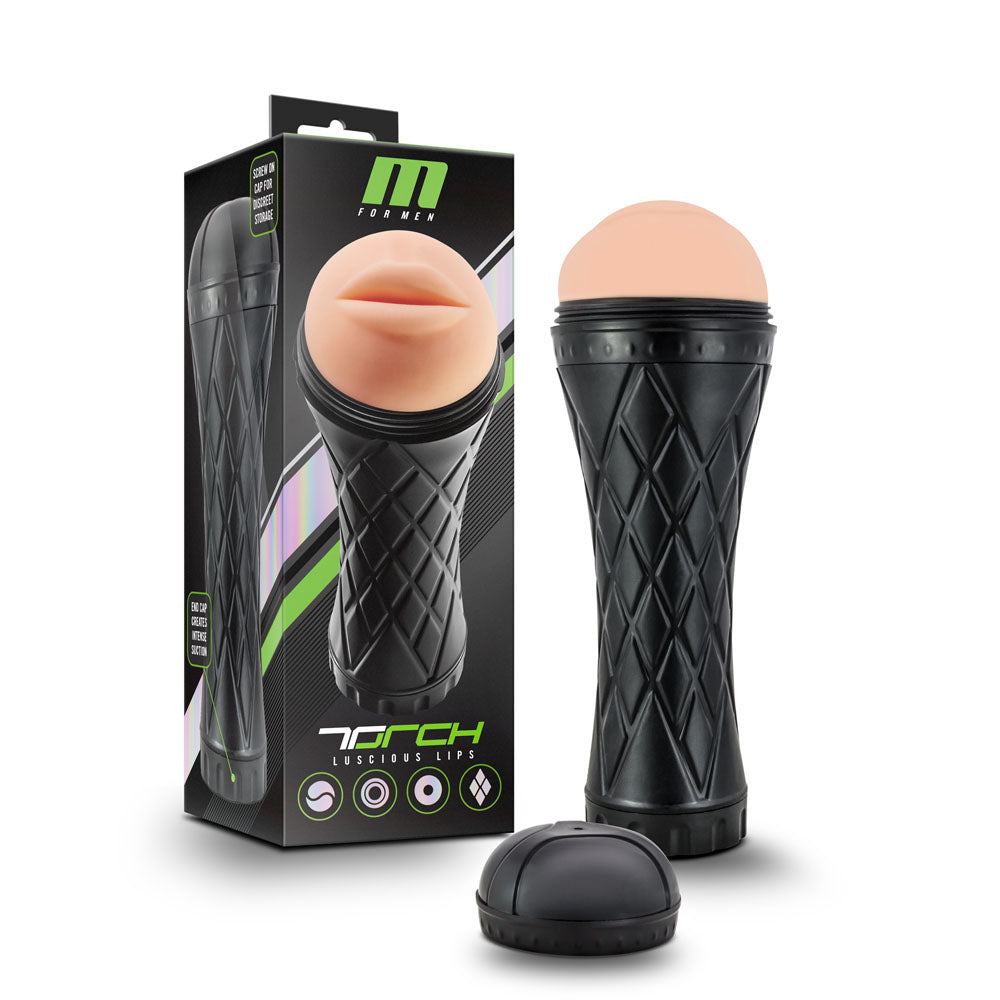 M for Men - the Torch - Luscious Lips - Vanilla by Blush from LoveMart Co.