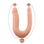 Dr. Skin Silicone - Dr. Double - 12 Inch Double Dong - Vanilla by Blush from LoveMart Co.