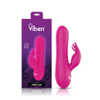 Freyja Mini Triple Ticklers Rabbit Vibe - Hot by Viben from LoveMart Co.
