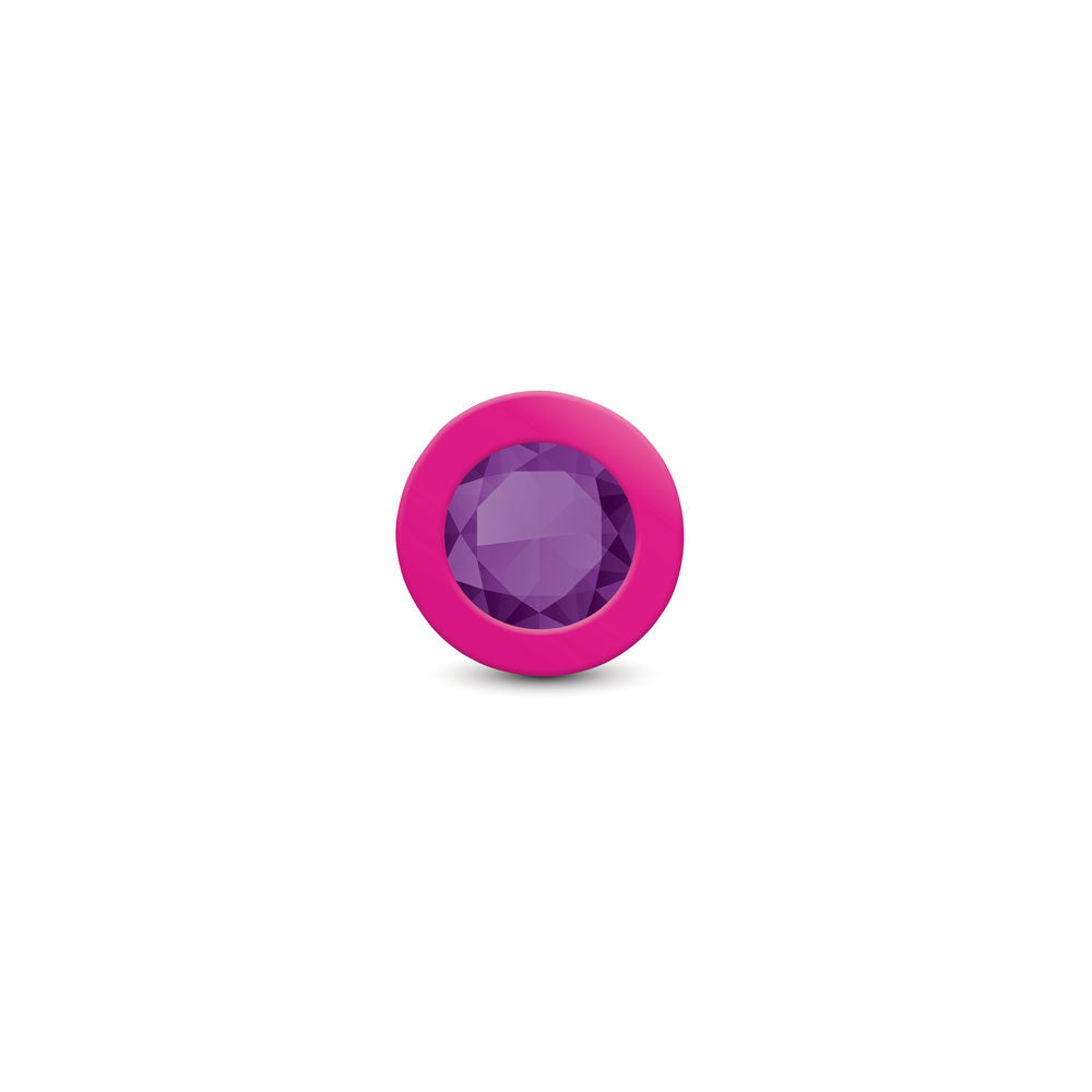 Gemma Purple Gem Silicone Plug - Medium by Viben from LoveMart Co.