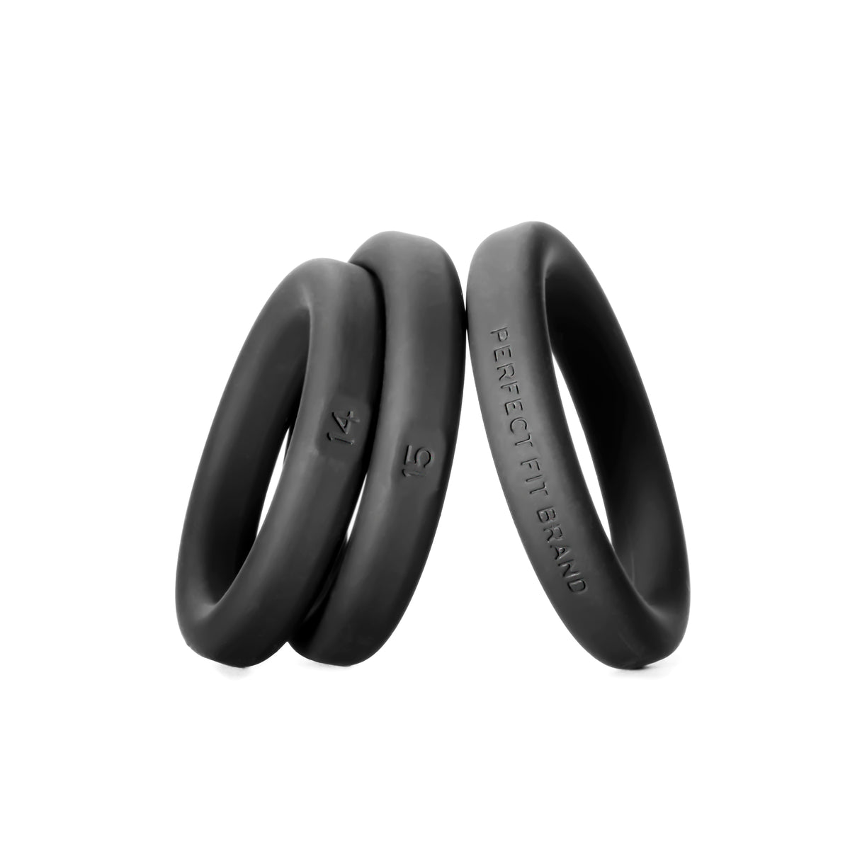 Xact- Fit 3 Premium Silicone Rings - #14, #15, #16 by Perfect Fit from LoveMart Co.