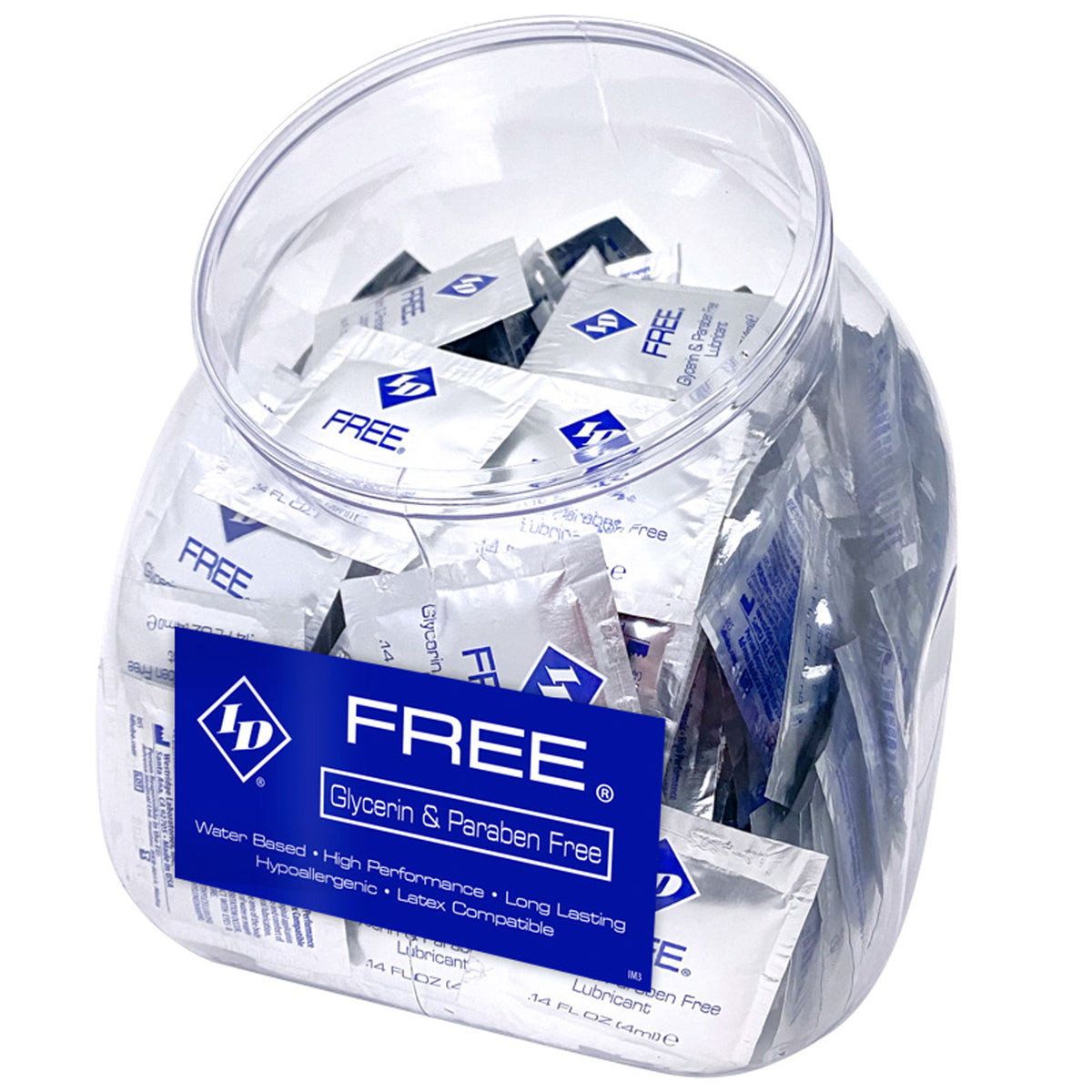 Free 4ml Foil Jar of 216 Pcs by ID - Lubricants from LoveMart Co.