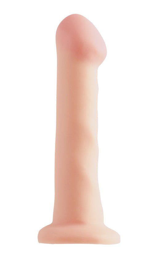 Basix Rubber Works - 6.5 Inch Dong With Suction Cup - Flesh by Pipedream from LoveMart Co.