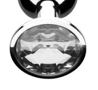 Clear Gem Anal Plug - Medium by XR Brands from LoveMart Co.