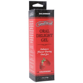 Good Head Oral Delight Gel 4 Oz - Sweet Strawberry by Doc Johnson from LoveMart Co.