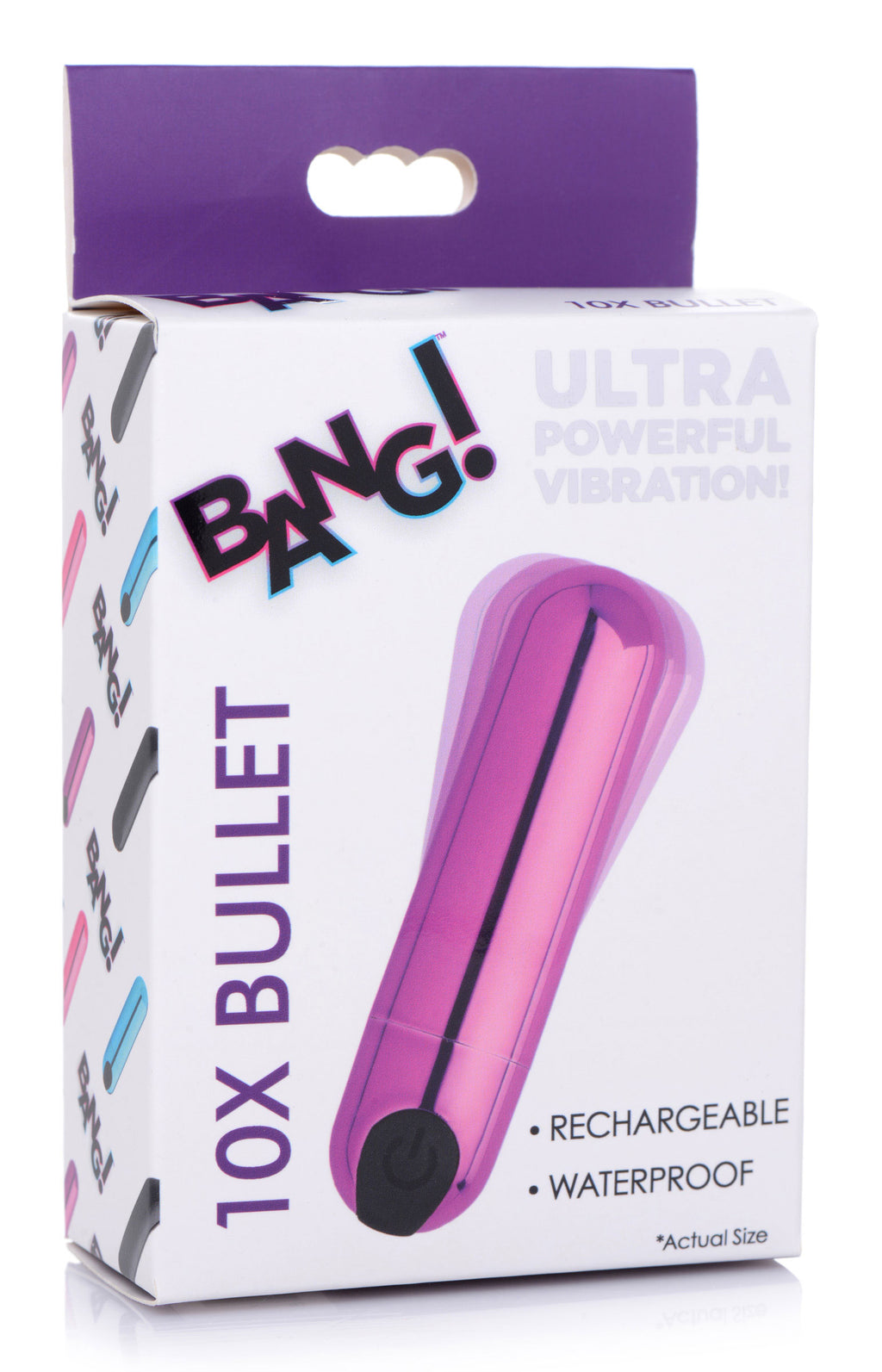 10x Rechargeable Vibrating Metallic Bullet by XR Brands from LoveMart Co.