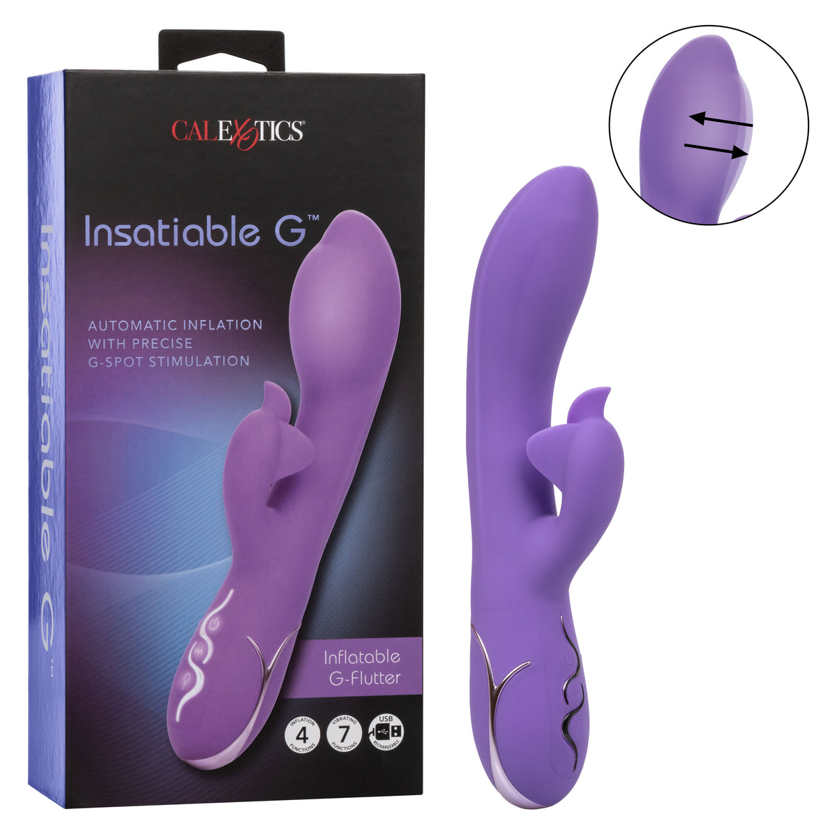 Insatiable G Inflatable G-Flutter by CalExotics from LoveMart Co.