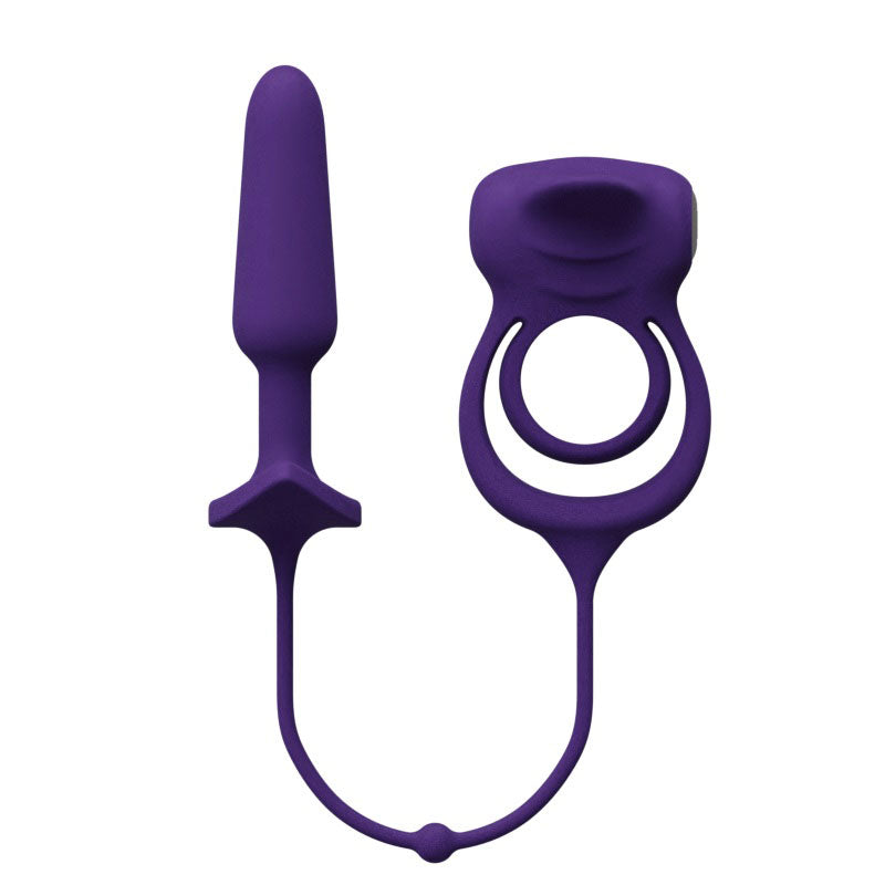 Humper Rechargeable Dual C-Ring With Anal Plug by VeDO from LoveMart Co.