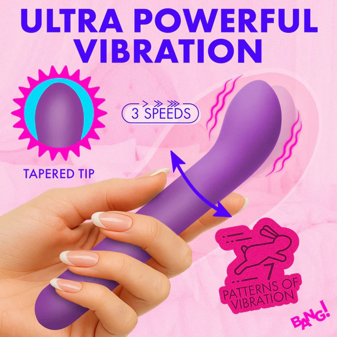 G-Spot Flexible Silicone Vibrator by XR Brands from LoveMart Co.