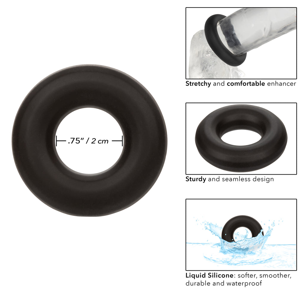 Alpha Liquid Silicone Prolong Medium Ring by CalExotics from LoveMart Co.