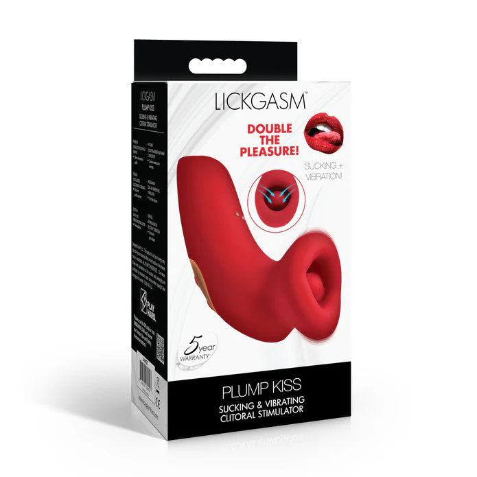 Plump Kiss Sucking and Vibrating Clitoral Stimulator by XR Brands from LoveMart Co.