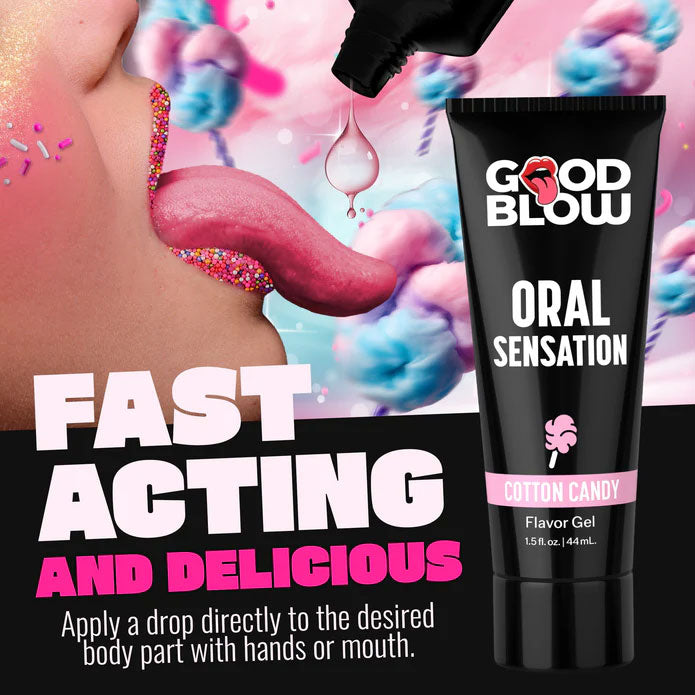 Oral Sensation Gel Cotton Candy by XR Brands from LoveMart Co.