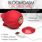 Orchids Wild Vibrating Pinpoint Rose Tickler by XR Brands from LoveMart Co.