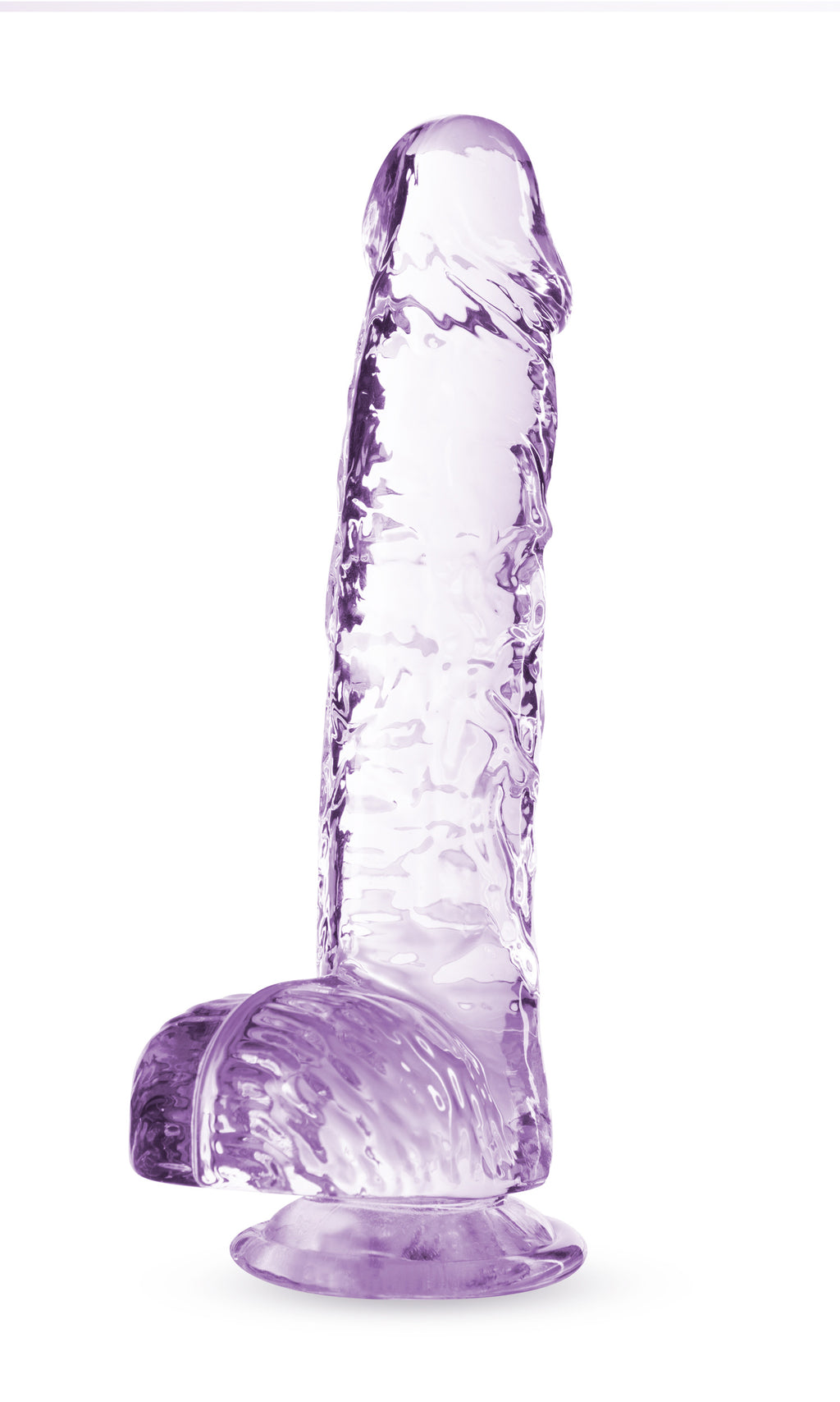 Naturally Yours - 6 Inch Crystalline Dildo - Amethyst by Blush from LoveMart Co.