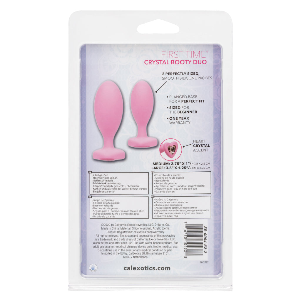 First Time Crystal Booty Duo by CalExotics from LoveMart Co.