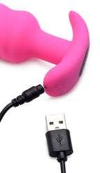 21x Silicone Swirl Plug With Remote by XR Brands from LoveMart Co.