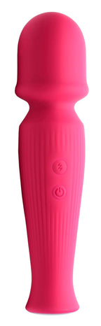 Silicone Wand Massager - Magenta by Curve Toys from LoveMart Co.