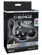 Fantasy C-Ringz Remote-Controlled Vibrating Cock Blocker w/ Ass-Gasm by Pipedream from LoveMart Co.