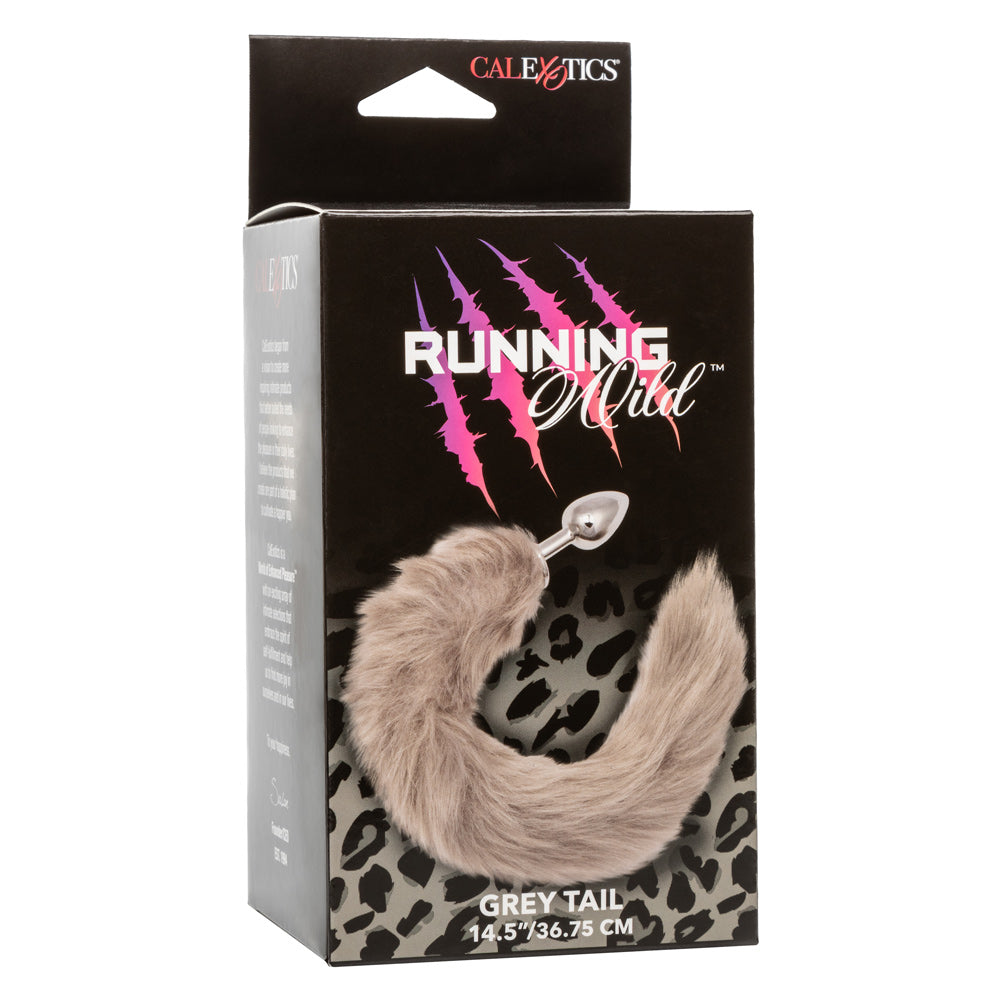 Running Wild Tail - Grey by CalExotics from LoveMart Co.
