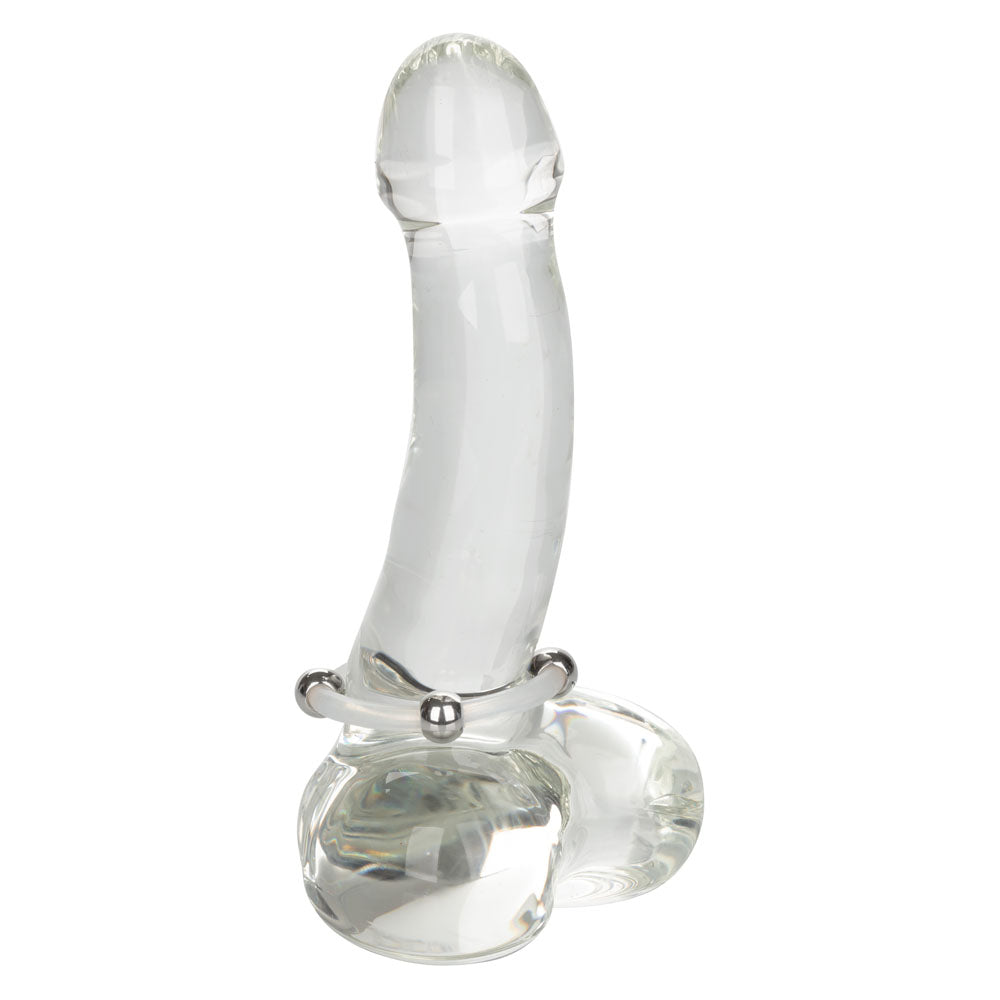 Steel Beaded Silicone Ring - Large by CalExotics from LoveMart Co.