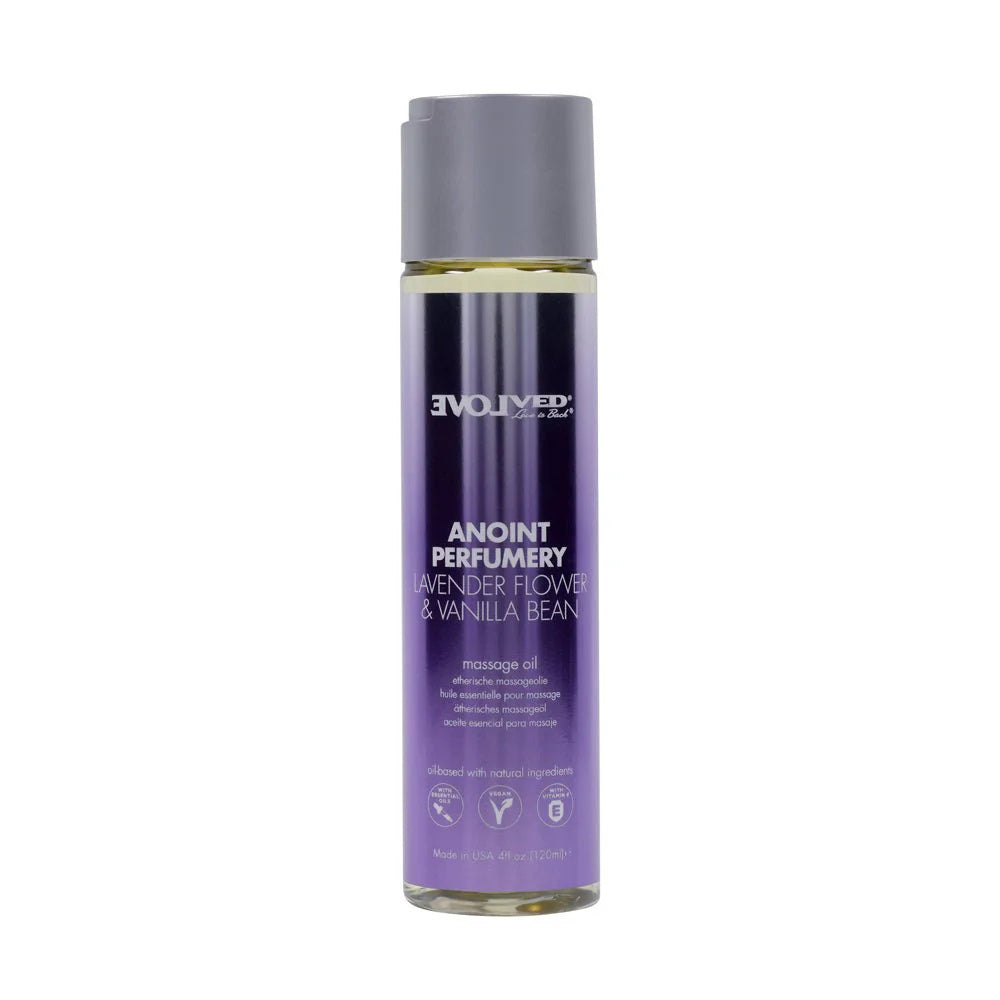 Anoint Parumery - Flower and Vanilla Bean Massage Oil 4oz by Evolved Novelties from LoveMart Co.