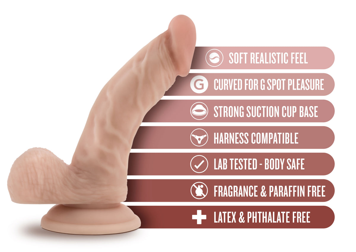 Dr. Skin - Dr. Stephen - 6.5 Inch Dildo With Balls by Blush from LoveMart Co.