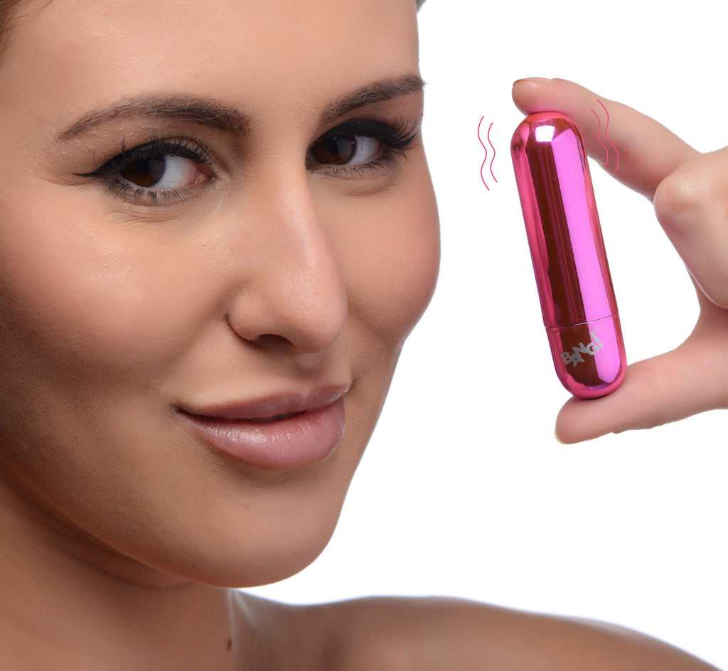 10x Rechargeable Vibrating Metallic Bullet by XR Brands from LoveMart Co.