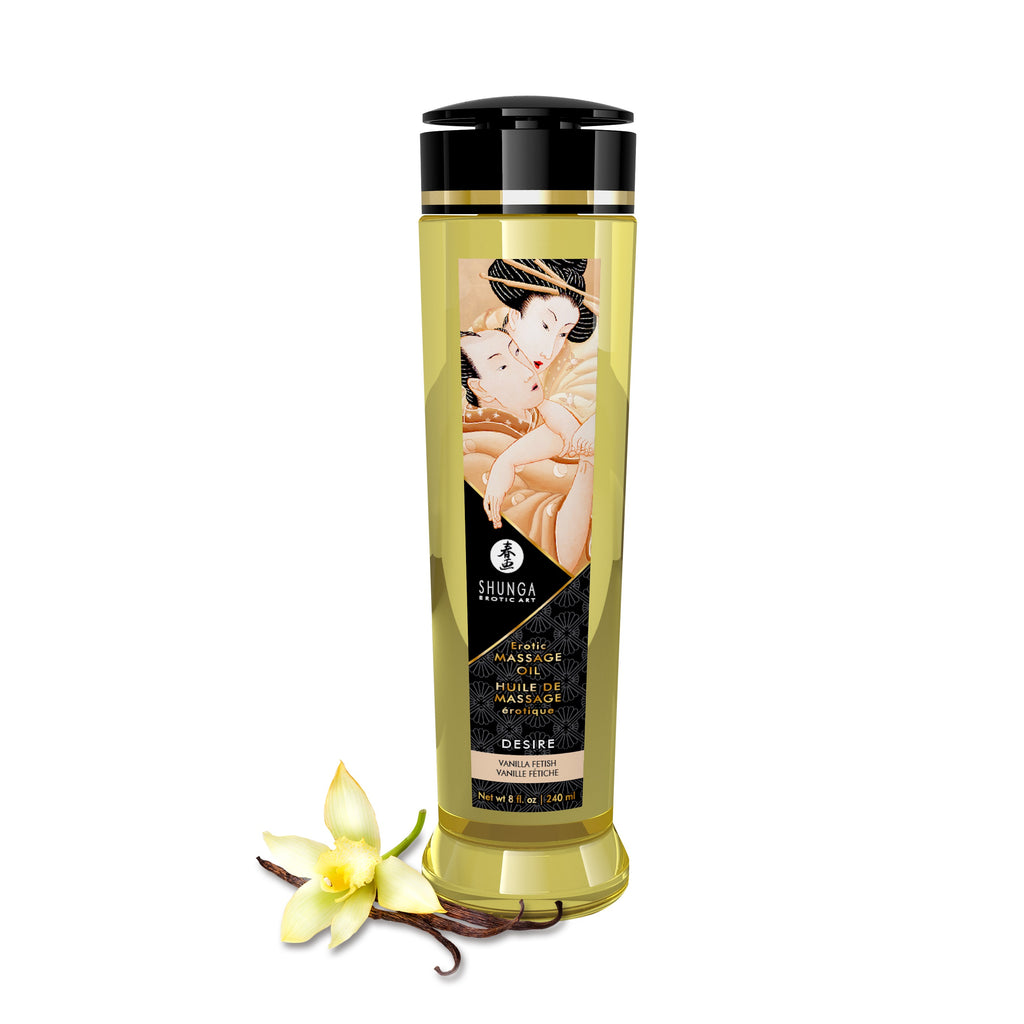 Massage Oils - Desire - 8 Fl. Oz. Vanilla by Shunga from LoveMart Co.