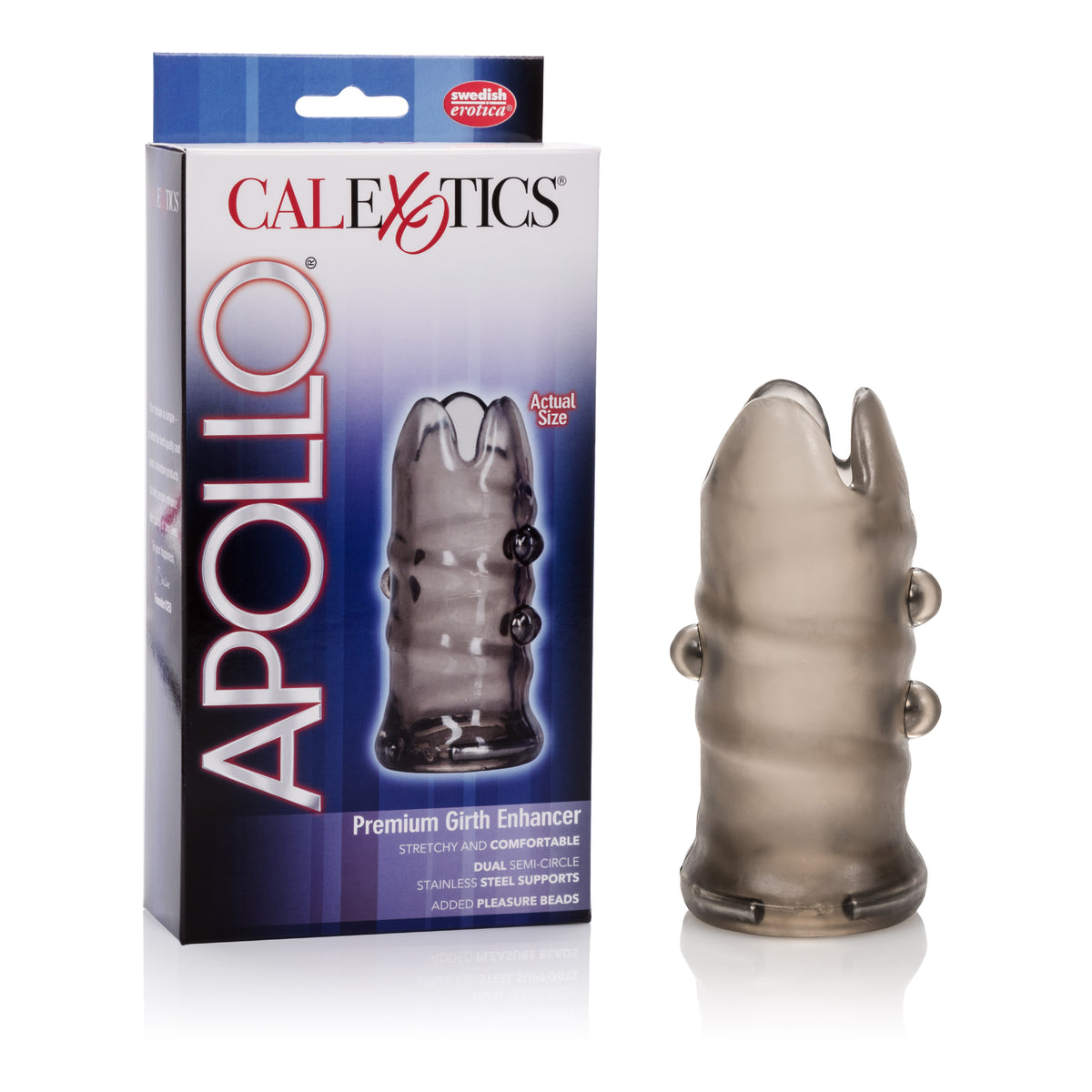 Apollo Premium Girth Enhancer - Smoke by CalExotics from LoveMart Co.