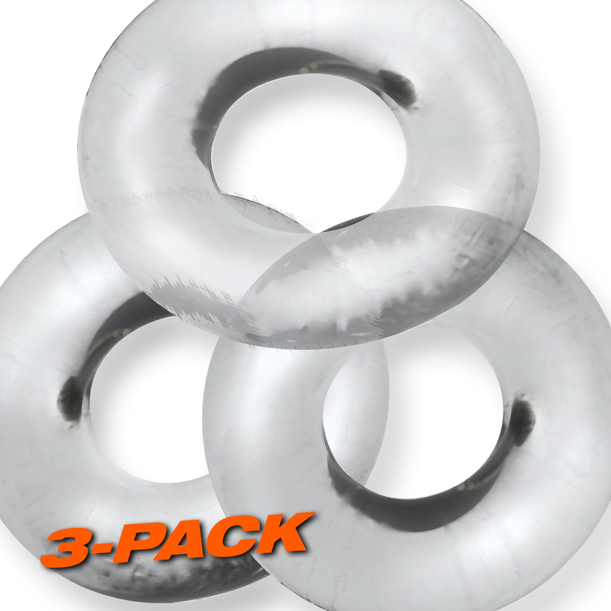 Fat Willy 3-Pack Jumbo C-Rings by Oxballs from LoveMart Co.