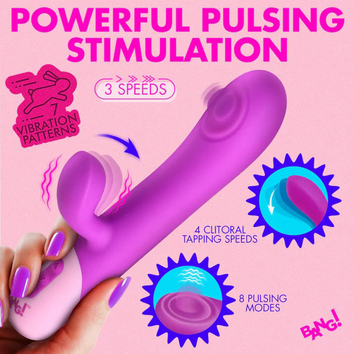 Clit Tapping Pulsing Rabbit by XR Brands from LoveMart Co.