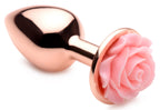 Pink Rose Anal Plug - Small by XR Brands from LoveMart Co.