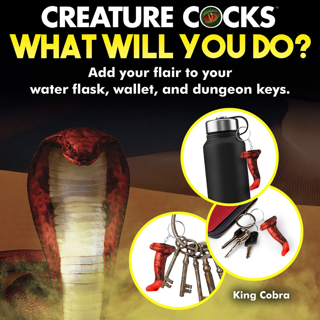 King Cobra Keychain by XR Brands from LoveMart Co.