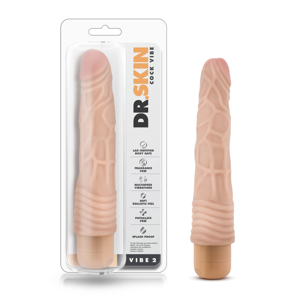 Dr Skin Cock Vibe #2 - Natural by Blush from LoveMart Co.