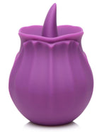 Inmi - Bloomgasm Wild Violet Licking Silicone Stimulator - Violet by XR Brands from LoveMart Co.