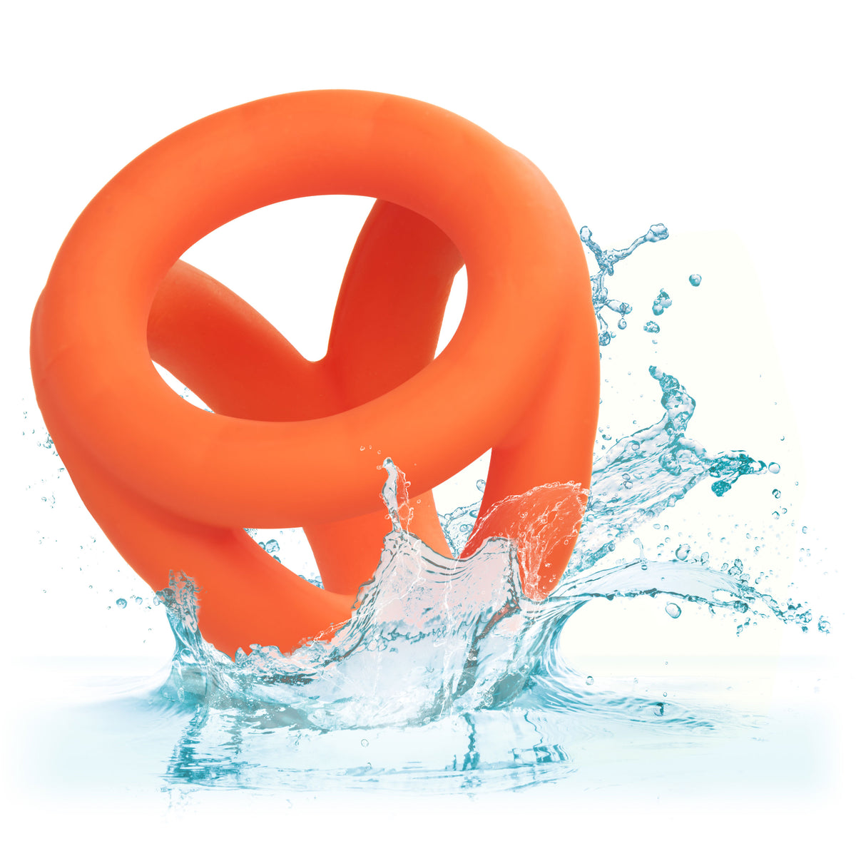 Alpha Liquid Silicone Tri-Ring by CalExotics from LoveMart Co.