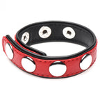 Cock Gear Leather Speed Snap Cock Ring by XR Brands from LoveMart Co.