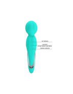 Walter Super Soft Silicone Wand - Seafoam by Pretty Love from LoveMart Co.