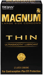 Trojan Magnum Thin - 12 Pack by Paradise Marketing from LoveMart Co.