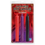 Japanese Drip Candles Set of 3 - Assorted Colors by Doc Johnson from LoveMart Co.