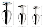 Rainbow Prism Gem Anal Plug - Small by XR Brands from LoveMart Co.