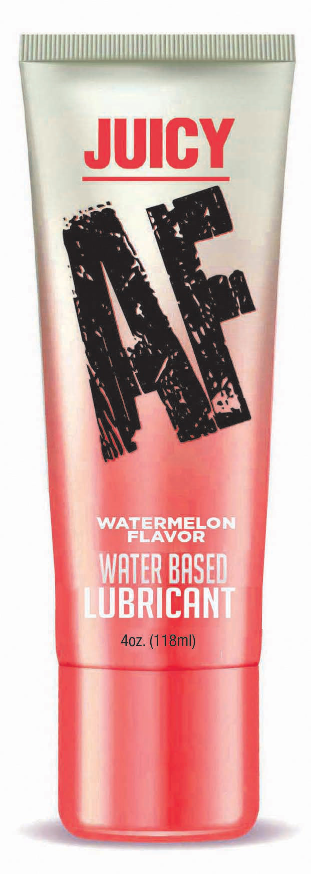 Juicy Af - Watermelon Water Based Flavored Lubricant - 4 Oz by Little Genie from LoveMart Co.