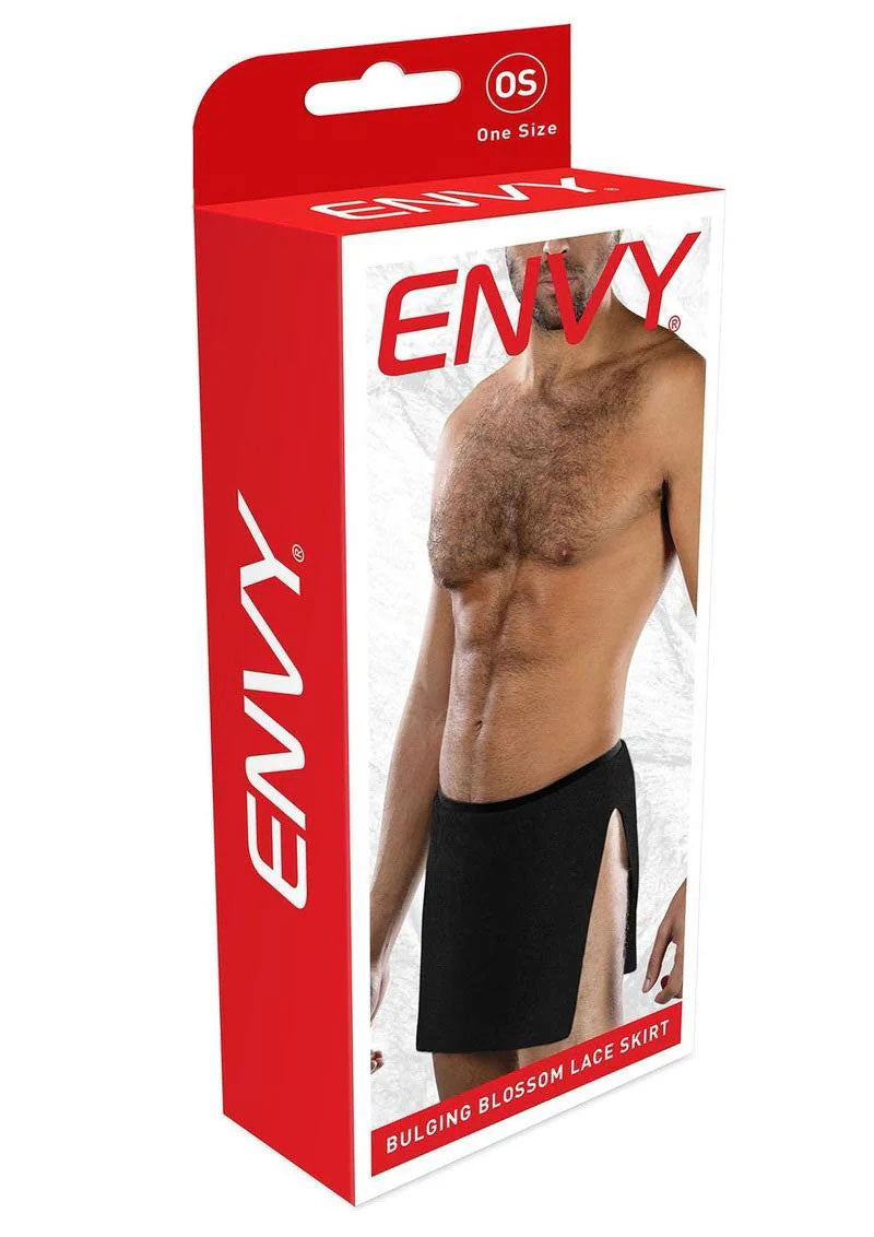 Bulging Blossom Lace Skirt - Os by Envy Menswear from LoveMart Co.