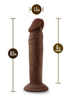 Dr. Skin Plus - 6 Inch Posable Dildo - Chocolate by Blush from LoveMart Co.