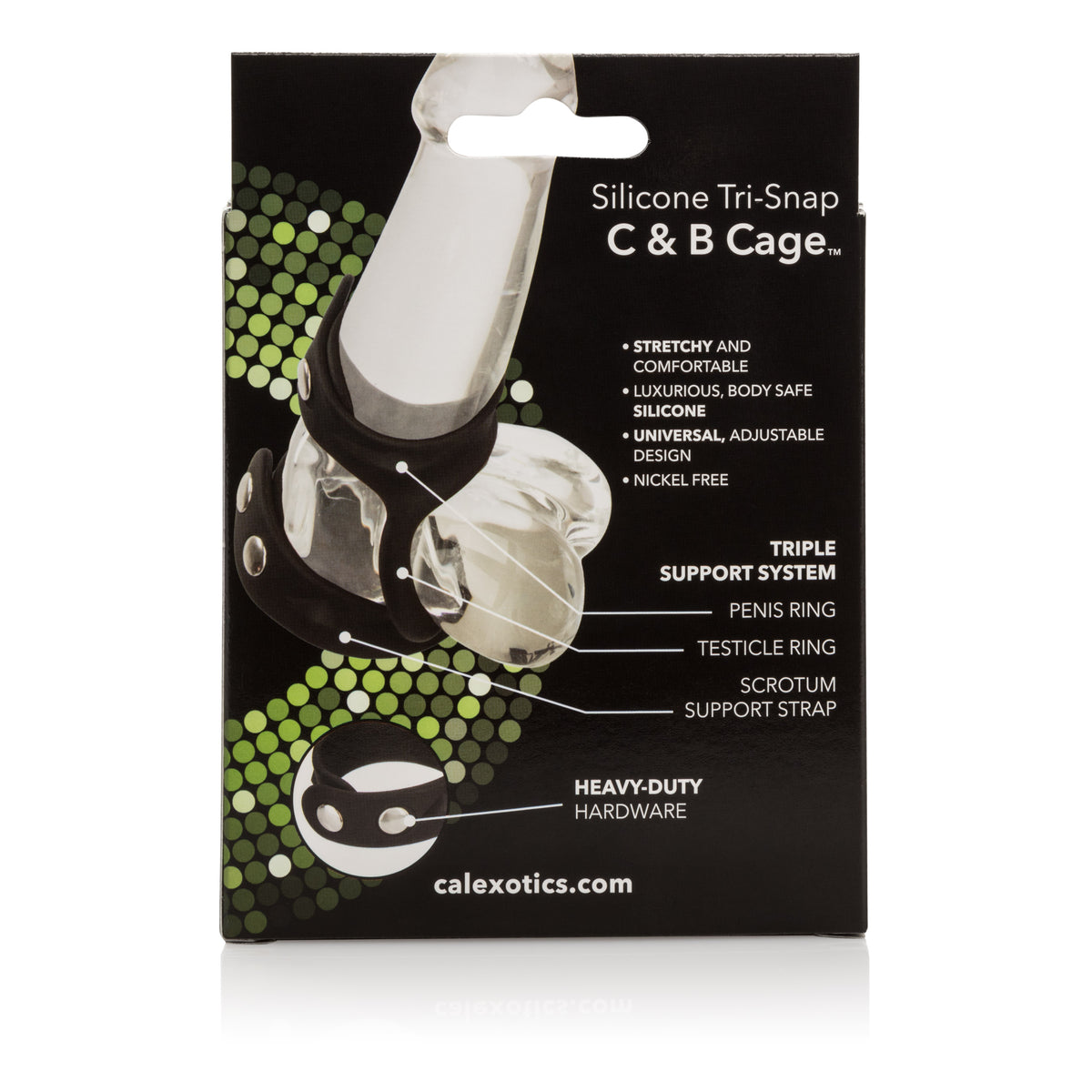 Silicone Tri-Snap C & B Cage by CalExotics from LoveMart Co.