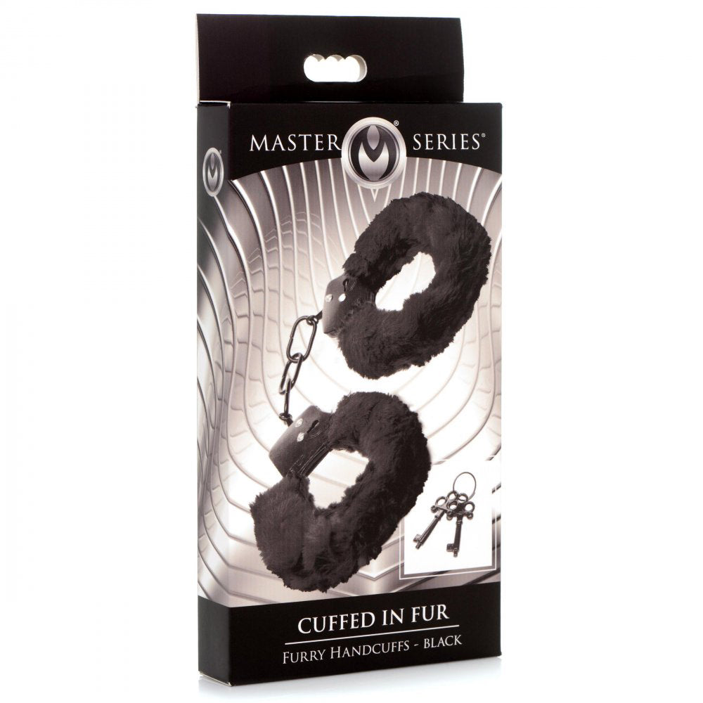 Cuffed in Fur Furry Handcuffs by XR Brands from LoveMart Co.