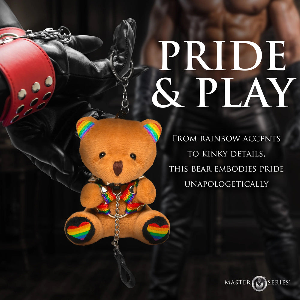 Pride Bear Keychain by XR Brands from LoveMart Co.